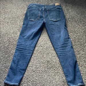 American Eagle Outfitters Dark Blue Skinny Jeans. Worn once